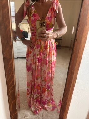 Sugarlips | Dresses | Nwt Sugarlips Ellery Floral Dime Organza Maxi Dress |  Poshmark